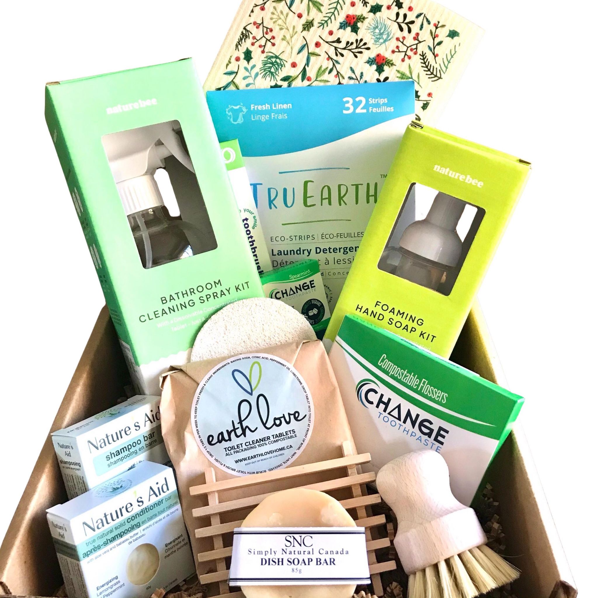 Packed with a variety of essential earth-friendly products from nine sustainable brands, it's the perfect gift for eco-conscious families who value quality, sustainability, and convenience