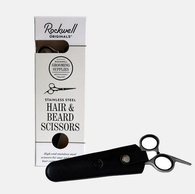 Carefully crafted ergonomic design for maximum control and easy handling. These durable, high-end stainless steel hair and beard scissors from Rockwell Razors cut cleanly and evenly, without pulling or tugging hairs. 