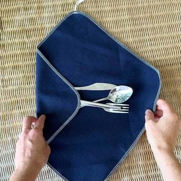 Cheeks Ahoy Reusable Cutlery Wrap