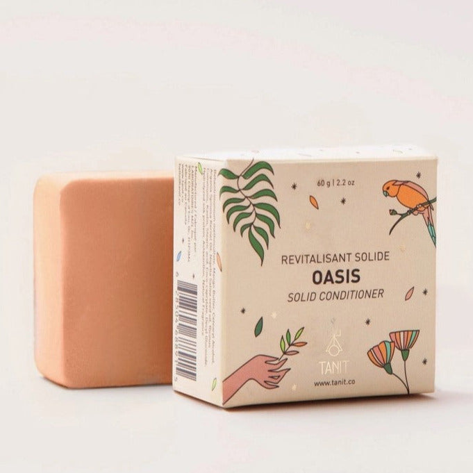 Oasis Boréale Conditioner Bar by Tanit Botanics is a perfect for normal hair and it nourishes, protects and restores vitality. Normal hair requires a steady care routine to prevent vitality and moisture loss.