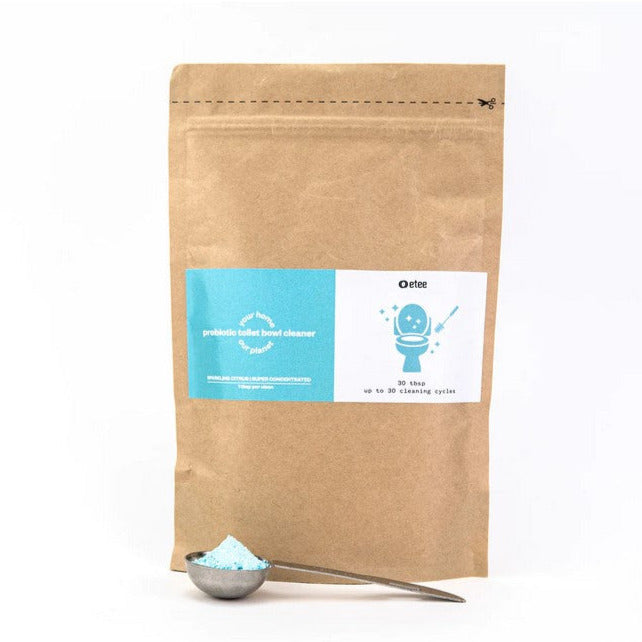 As this powdered toilet cleaner (30 tbsp = 30 cleaning cycles pouch) foams up, its strong cleaning power will break down stains or any dirt accumulation in the toilet bowl. So you can scrub with ease and enjoy a refreshing scent of citrus throughout!