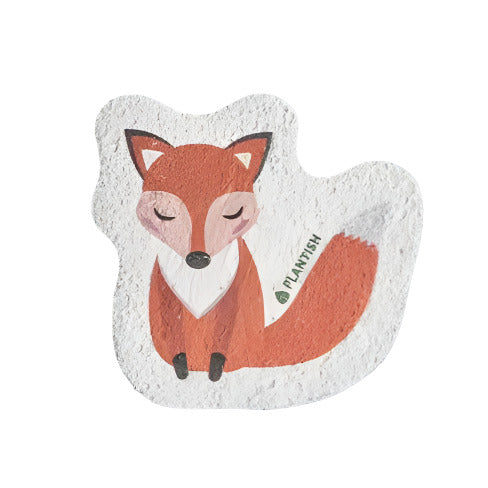 Expandable and compostable fox Plantish pop up sponge