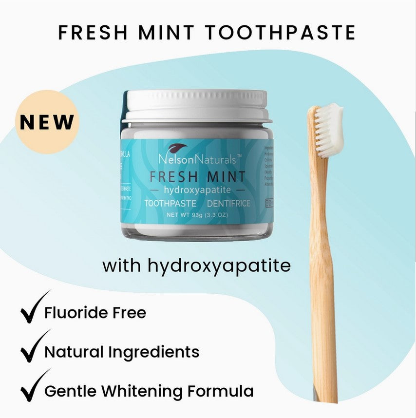 Nelson Naturals Fresh Mint Toothpaste in a Jar