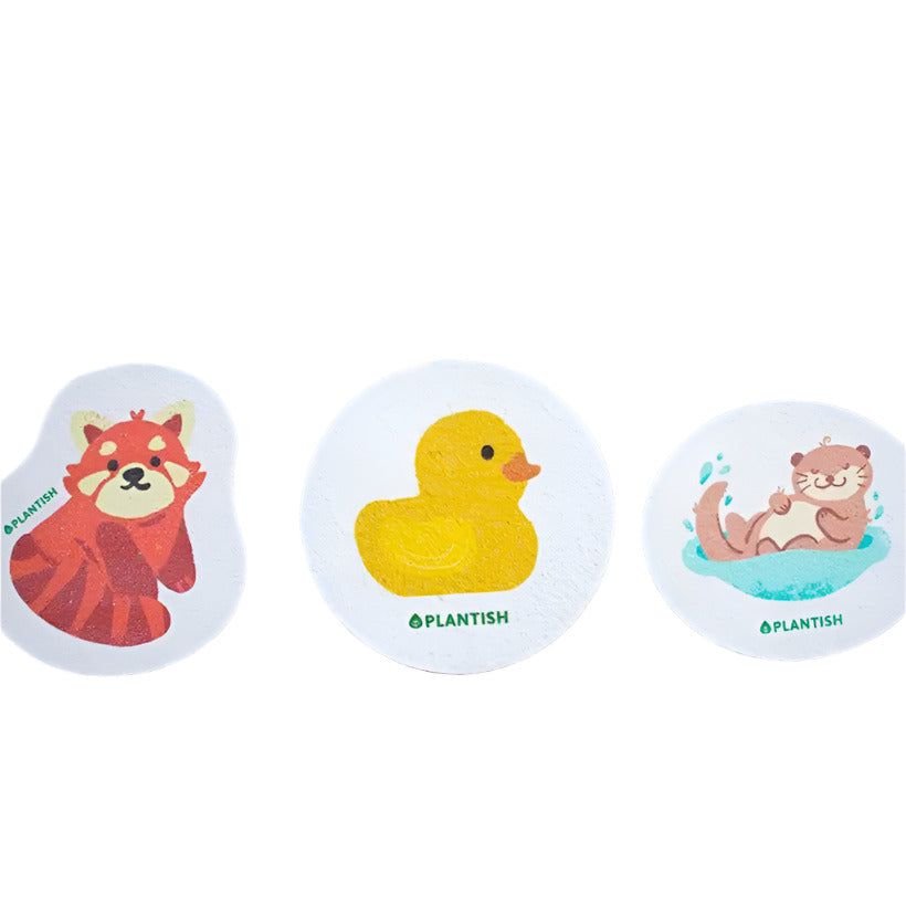This set of 3 Furry Friends Pop-up Sponge Set is inspired by some of the cutest furry animals! It's another great zero waste swap for your kitchen from the Canadian brand Plantish. These sponges are not only perfect for your kitchen but also for cleaning your car and fun for the kids' in the bath.