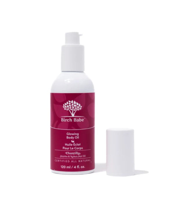 This Canadian made Chantilly body oil spray is lightly scented with Birch Babe's signature a blend of bergamot, patchouli and tangerine essential oils.