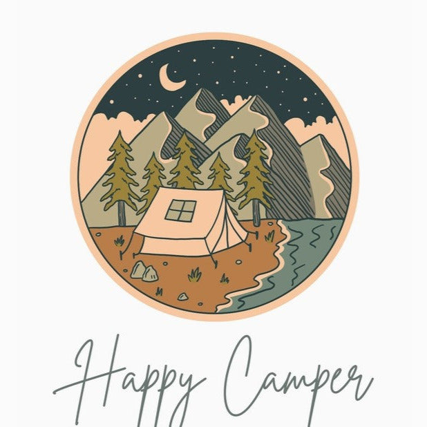 Say hello to your next adventure with the Happy Camper Collection! This essential set includes an outdoor spray - perfect for any outdoorsy soul who's ready to get outside and explore Enjoy your outdoor adventure without the worry - go forth and be a happy camper!