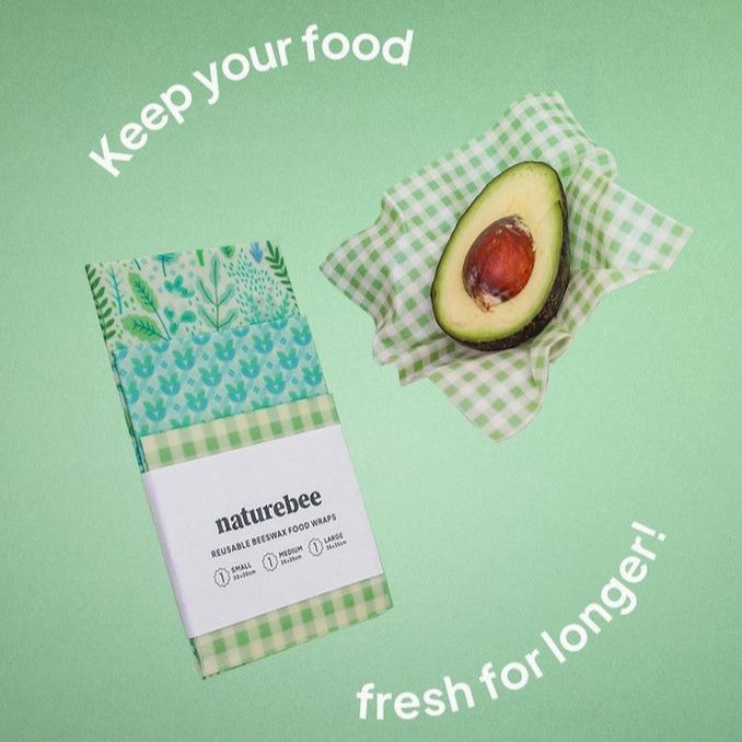 Green Beeswax Wrap Set