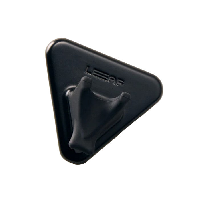 Leaf Razor Shower Holder in black – eco-friendly wall-mounted razor stand compatible with Leaf, Twig, and Thorn razors