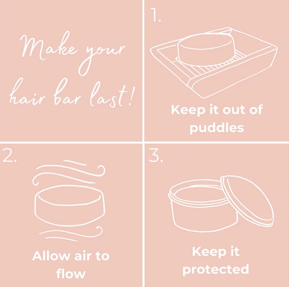 Nature's Aid Shampoo Bar - Volumizing Rose Geranium