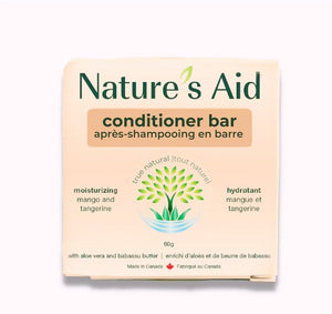 Nature's Aid Conditioner Bar - Moisturizing Mango Butter Tangerine
