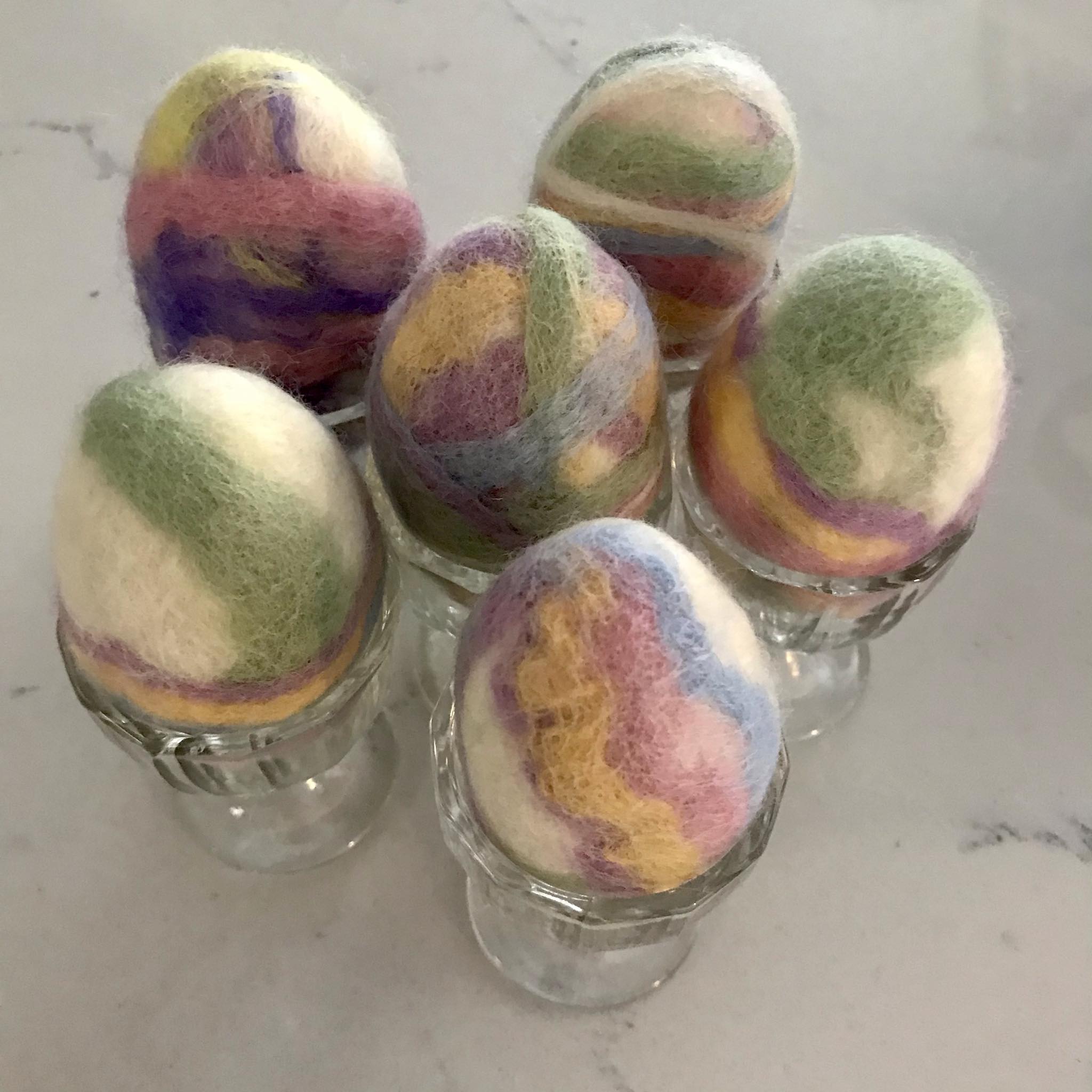Easter Egg Felted Soap