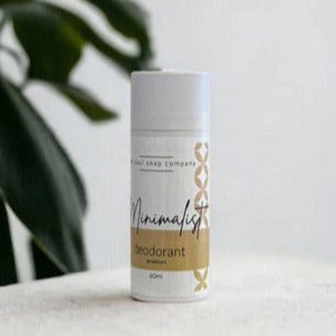 Introducing Minimalist Natural Deodorant made in Canada by The Old Soul Soap Company which is simple and naturally fragrance-free. It is ideal for sensitive skin.