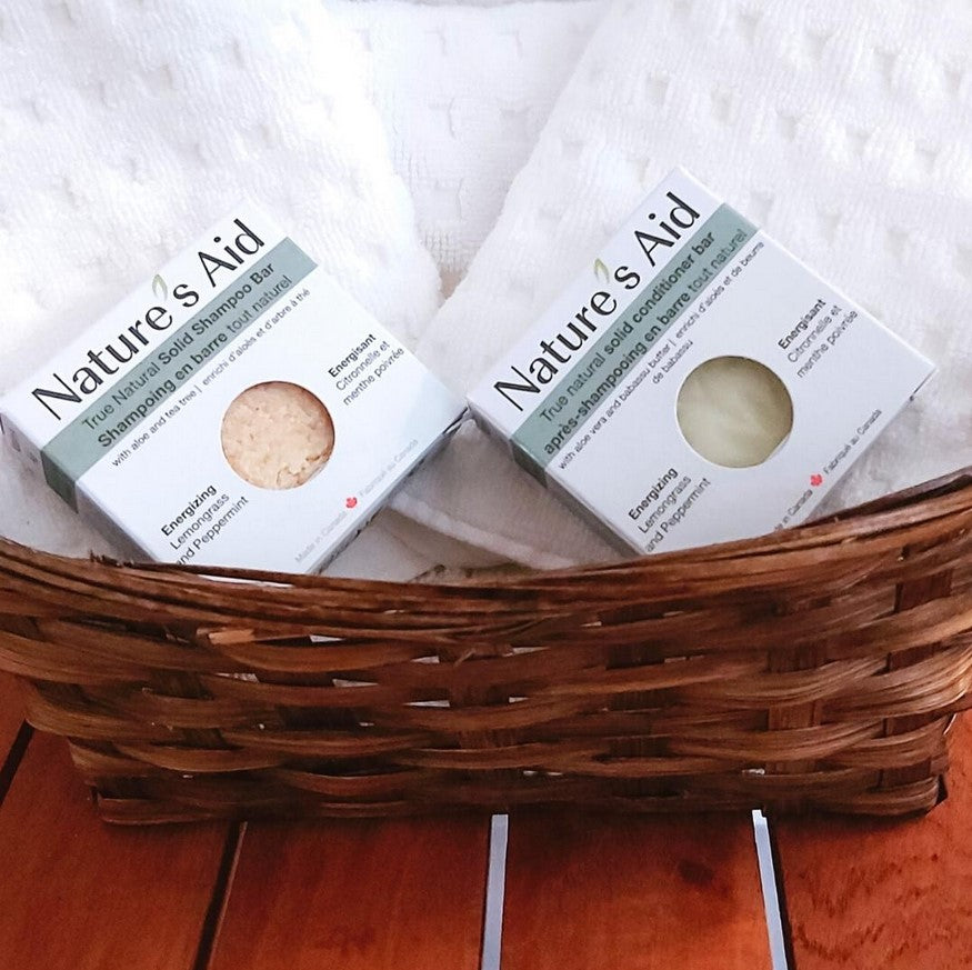 Nature's Aid Shampoo Bar - Energizing Lemongrass Peppermint