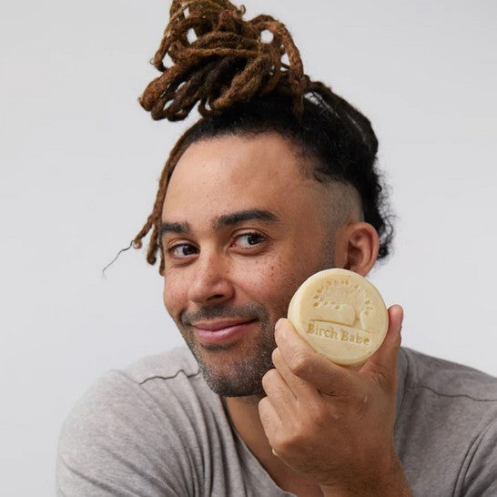 canadian made birch babe face bar gently cleanses all skin types