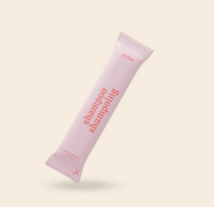 Oh My Peach Shampoo Powder made in Canada by Myni