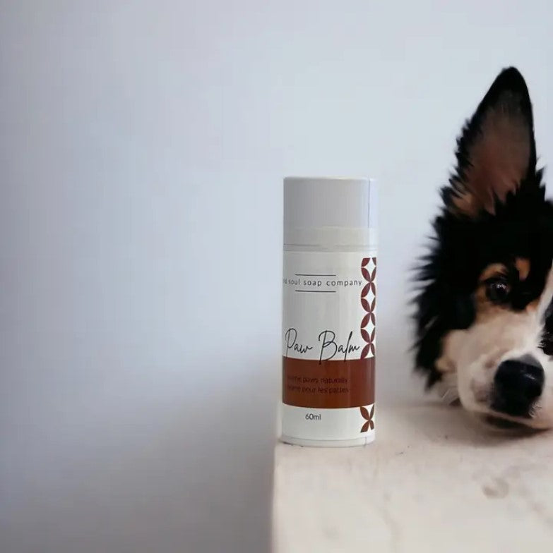 Heal and protect your pets paws with a natural paw balm made in canada