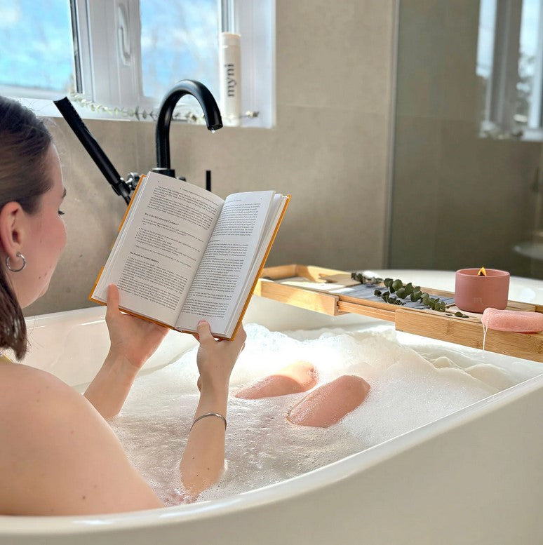 Made from naturally-sourced and non-toxic ingredients, these Canadian made foaming bubble bath tablets by Myni are gentle on your skin while preserving our precious planet. They come in a compostable pouch of 20 tablets which are good for up to 20 relaxing baths.