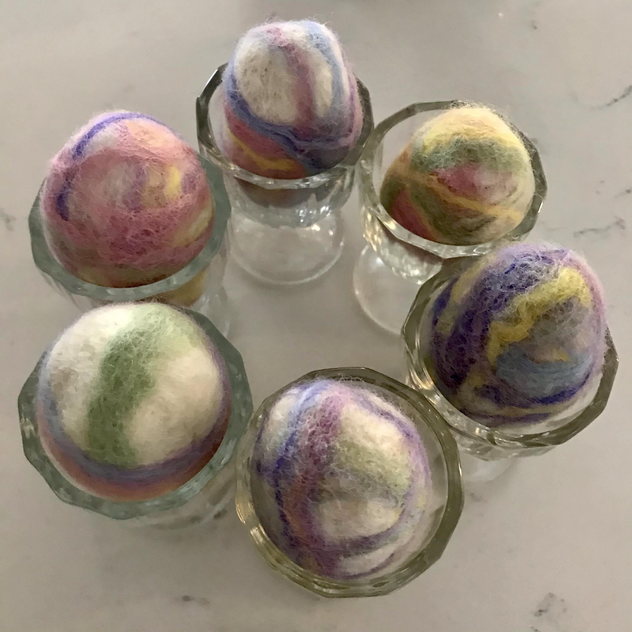 Easter Egg Felted Soap