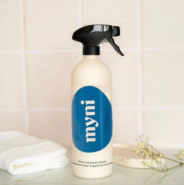 stone and quartz cleaning spray bottle in wheat straw 750 ml size