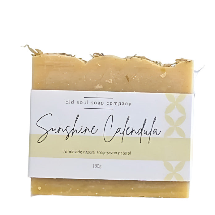 sunshine calendula old soul soap company handcrafted natural vegan soap made in canada