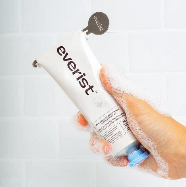 The Toronto-based company took out the water, packed in the skincare ingredients and concentrated their body wash it down into a rich cream to make a product that is better for the planet and amazing for your skin.  Benefits include gentle cleansing while helping protect skin's barrier. The body wash in a tube contains 20% aloe vera to help soothe dry skin and reduce skin inflammation and aging. It also features 30% glycerin to hydrate and soften skin while it cleanses.