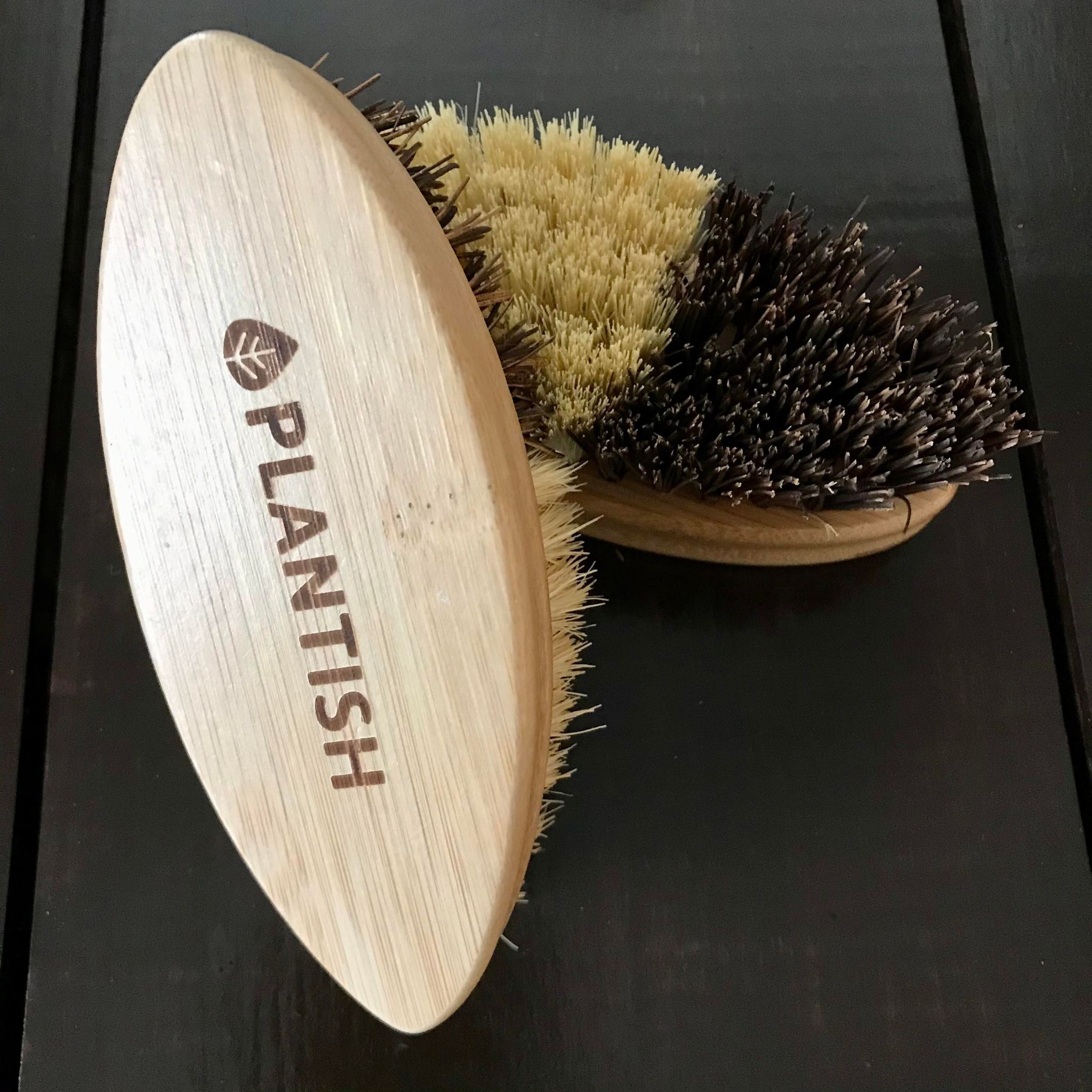 Multipurpose zero waste sisal and palm scrubber brush for cleaning vegetable, floors, tubs etc.