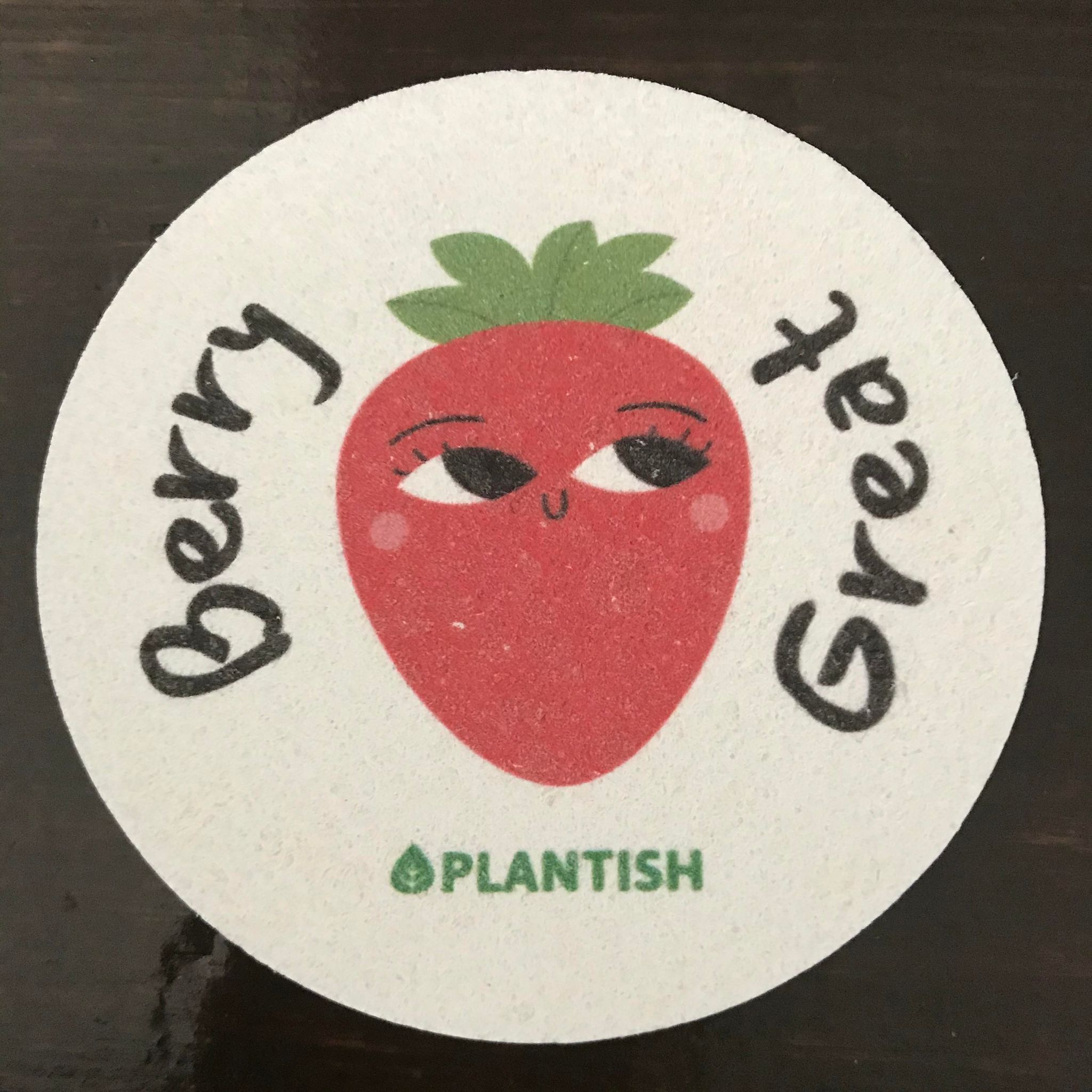 berry great pep talk pop up sponge by plantish
