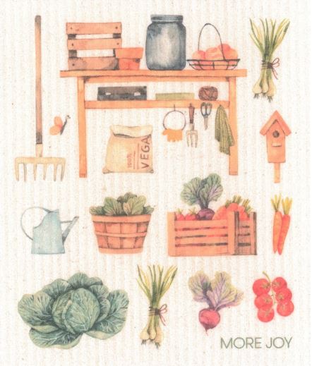 Vegetables and Plants MORE JOY Swedish Dishcloths