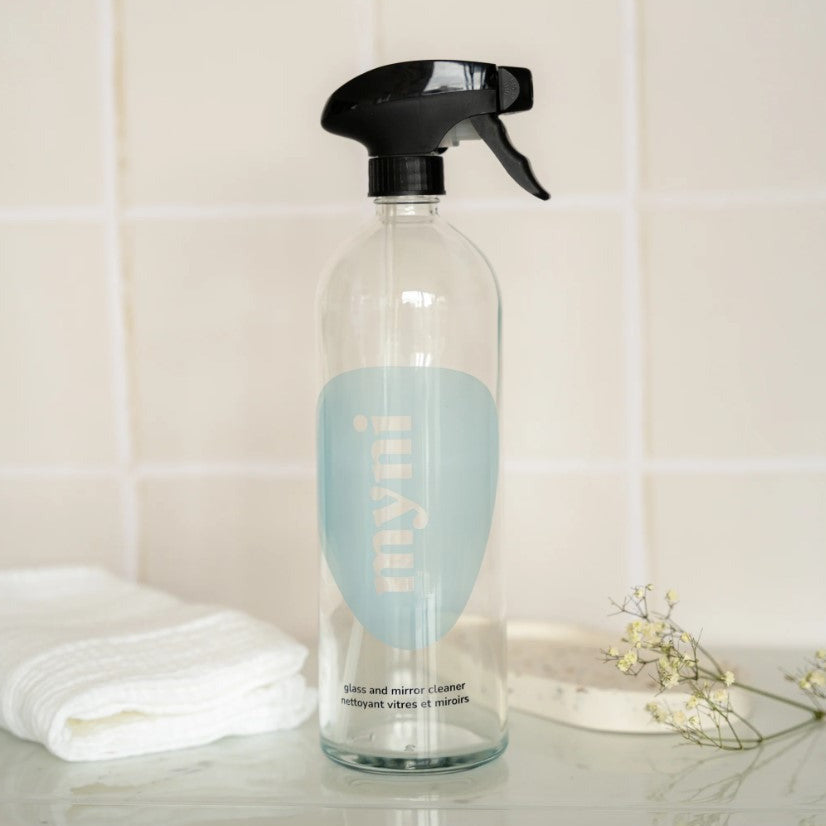 myni glass and mirror spray bottle in glass 750 ml size