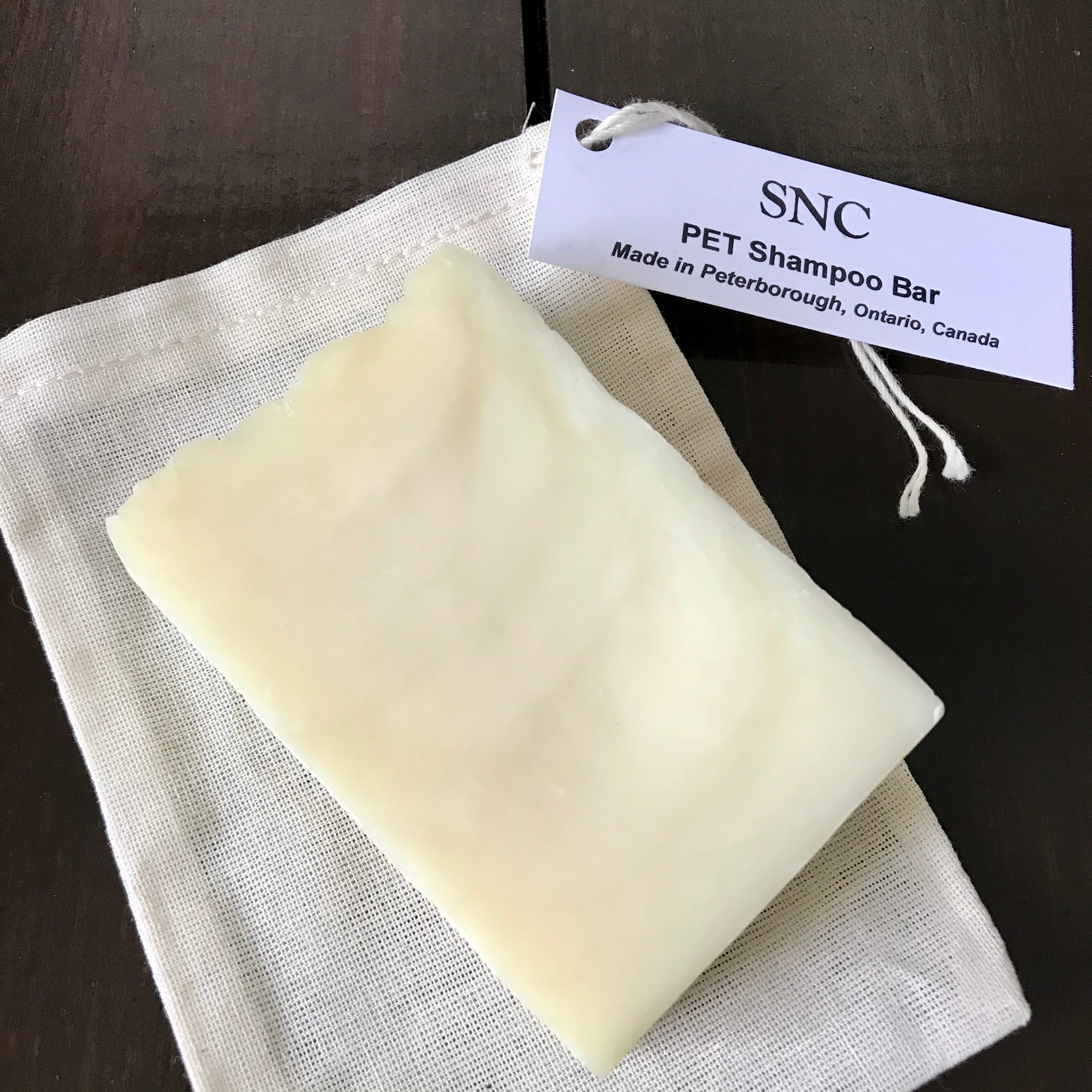 canadian made natural unscented shampoo bar for pets