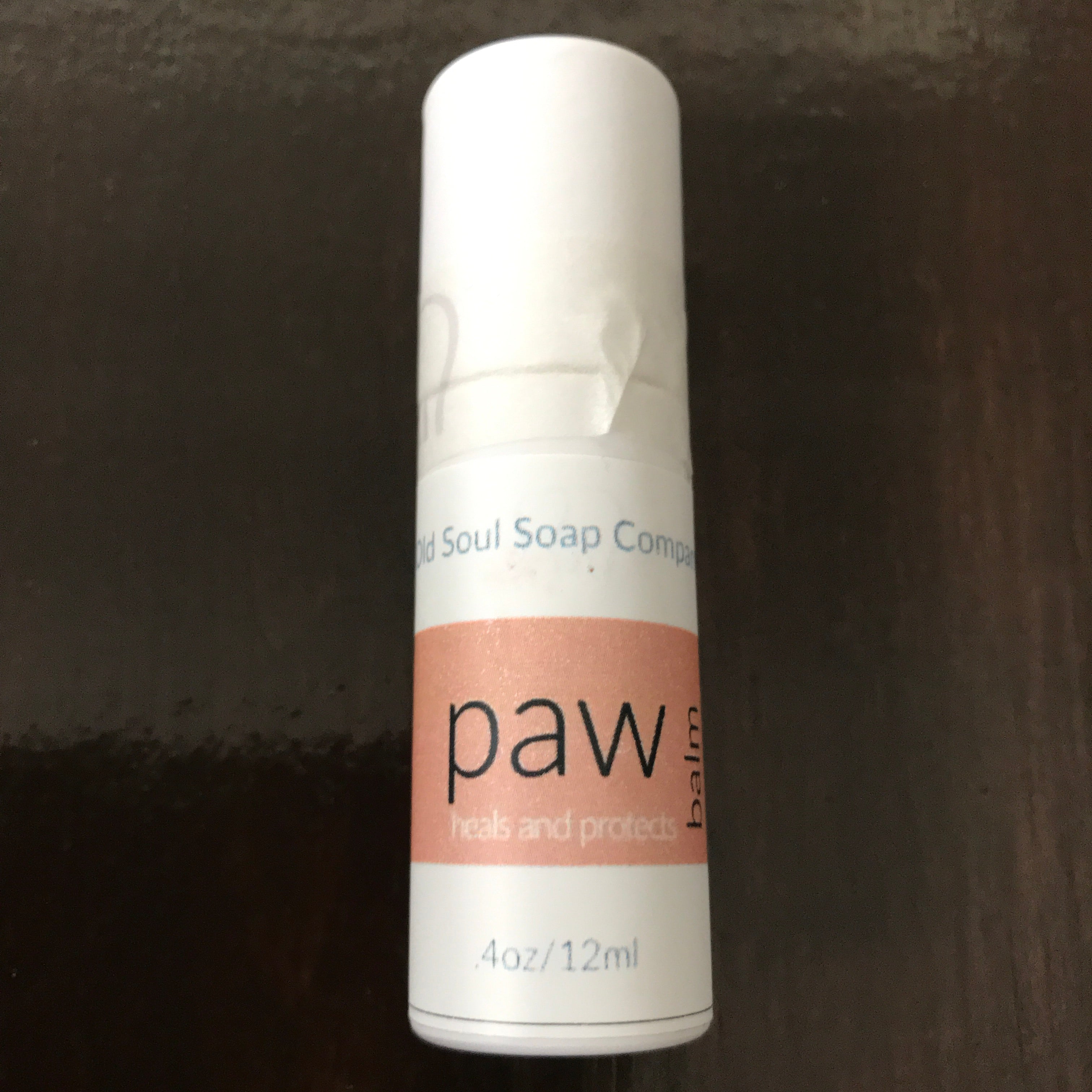 natural paw protector balm stick made in canada