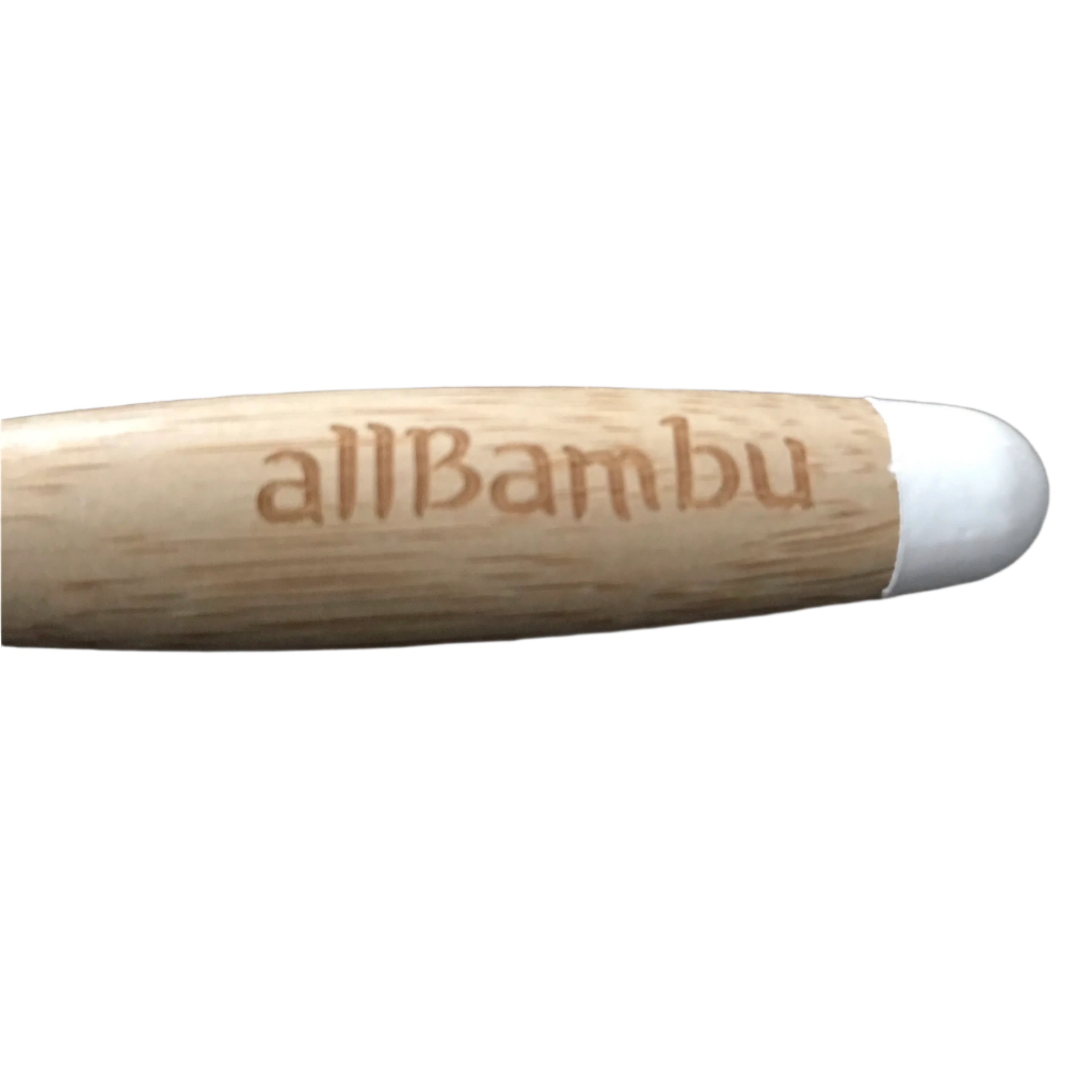 soft allbambu biodegradable bamboo toothbrush with charocoal bristles white tip