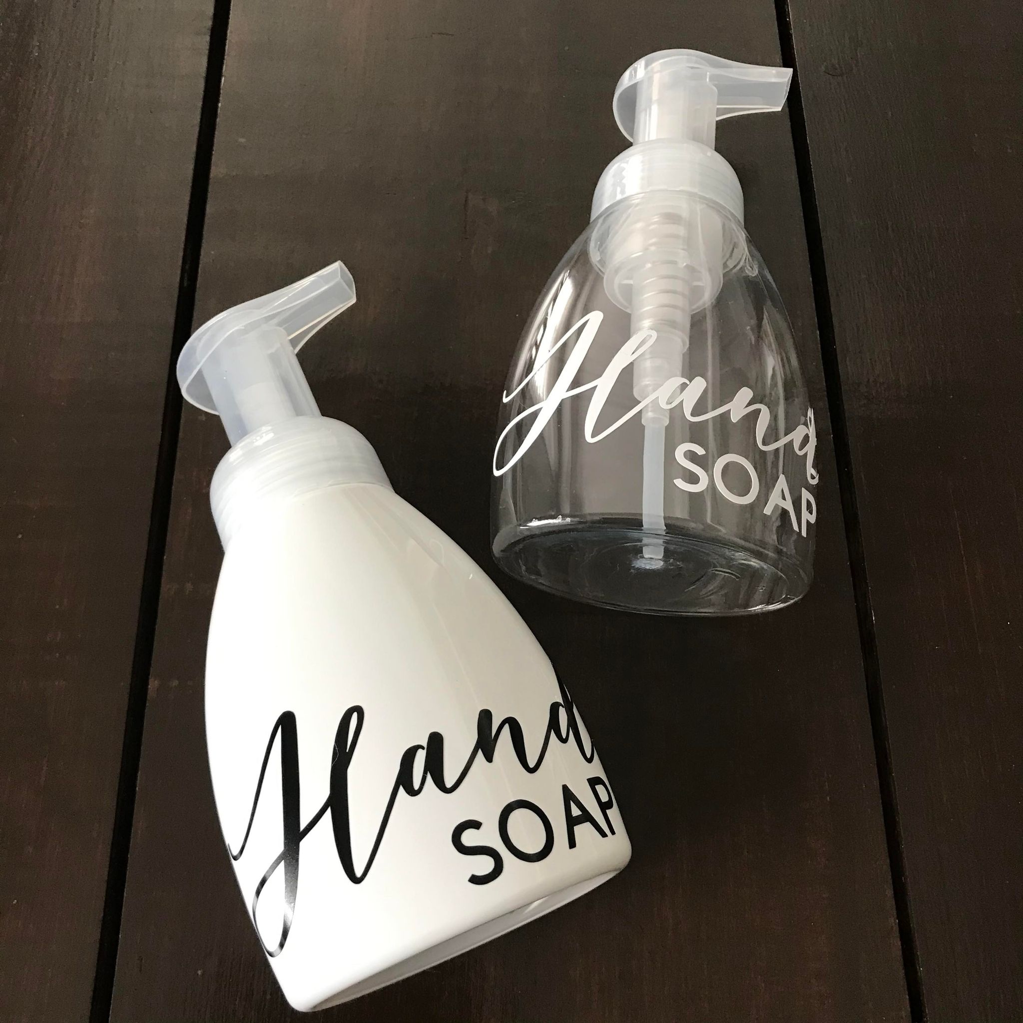 Reusable Foaming Hand Soap Bottles - Plastic