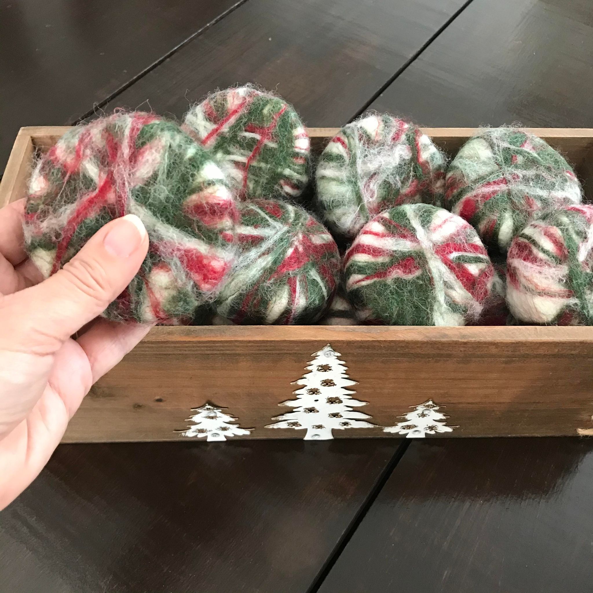 Felted Christmas Soap