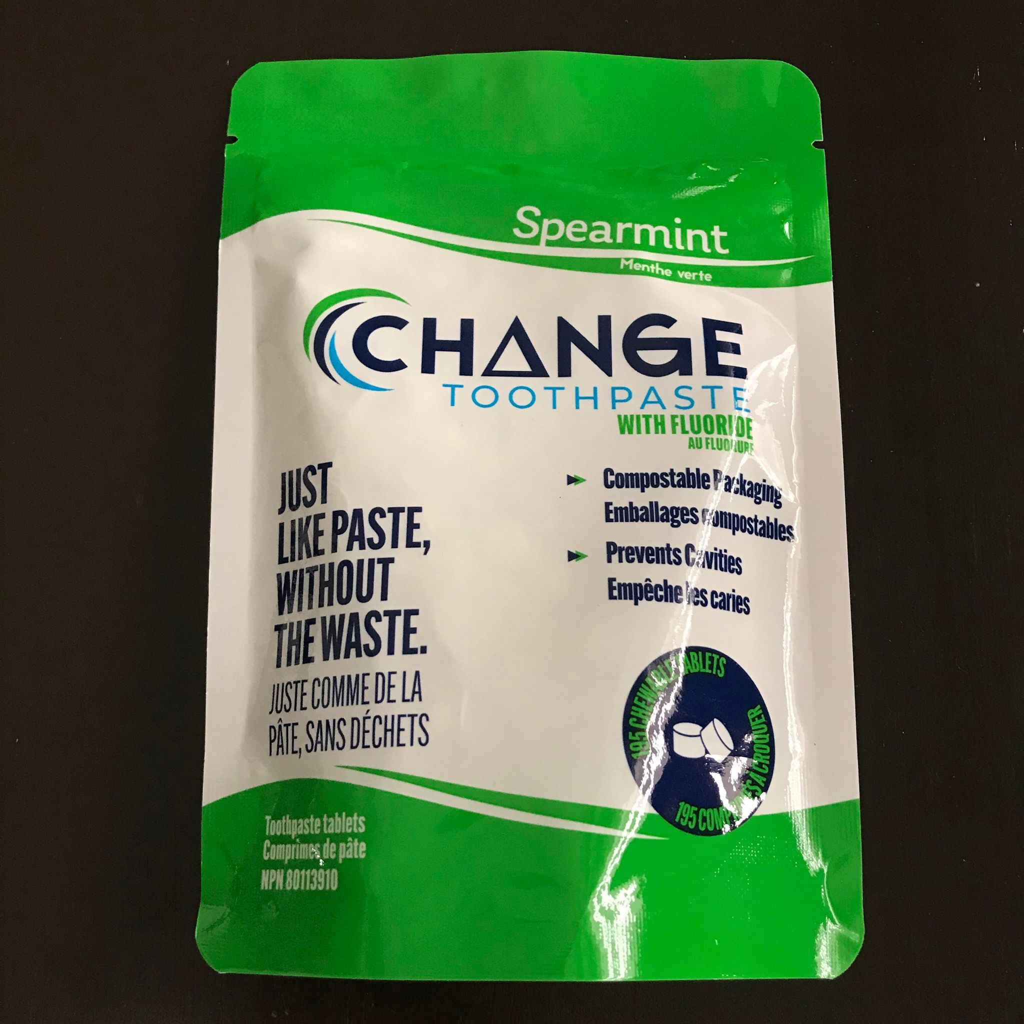 Change Toothpaste Tablets - Spearmint
