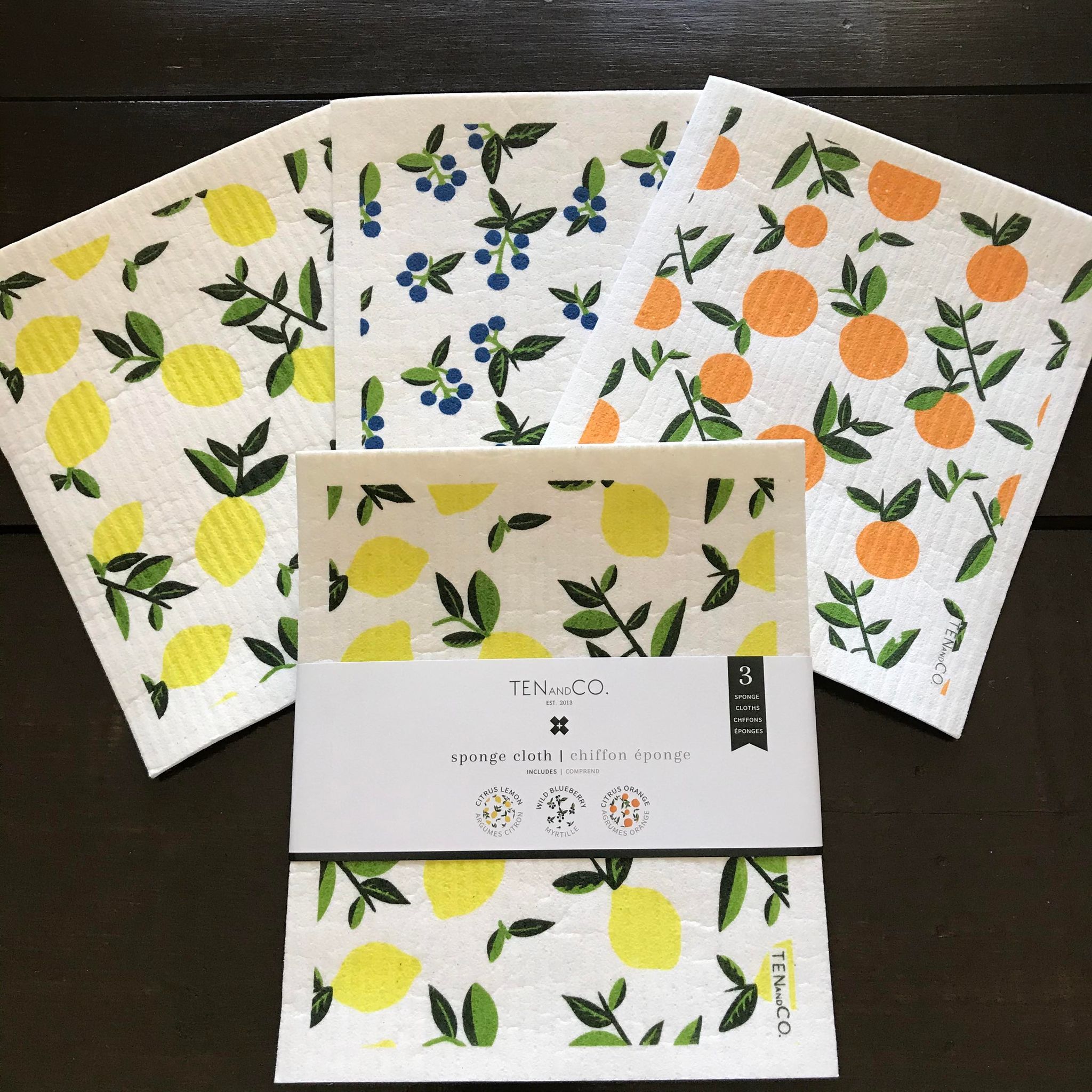 Ten and Co. Sponge Cloth Sets