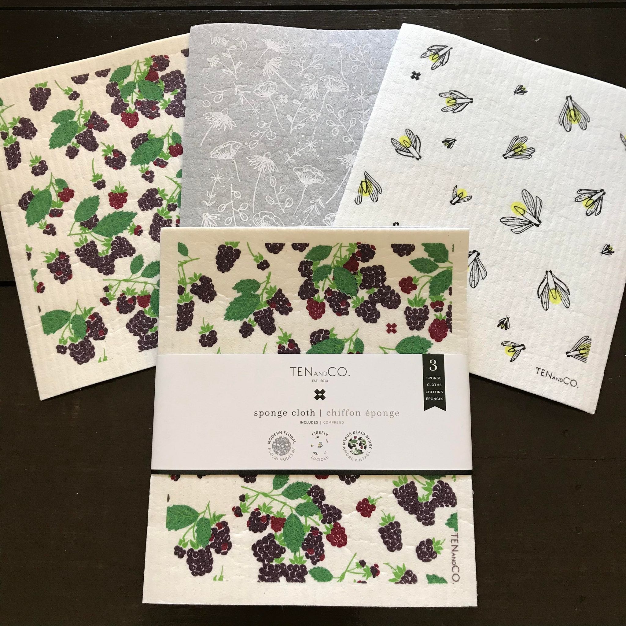 Ten and Co. Sponge Cloth Set - Spring