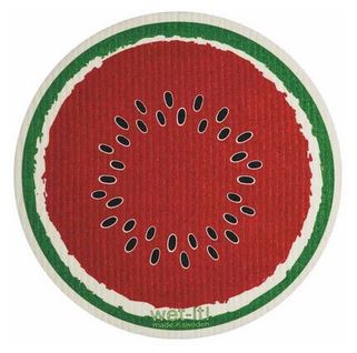 watermelon round wet it swedish dishcloth