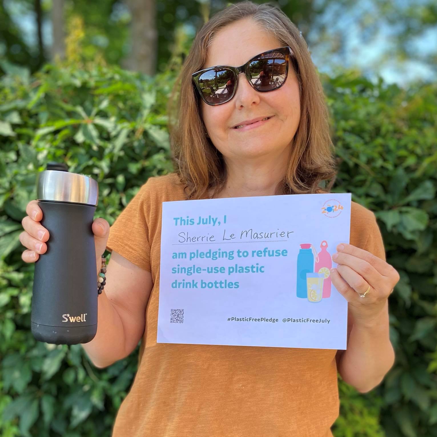 This July, I am pledging to refuse single-use plastic drink bottles
