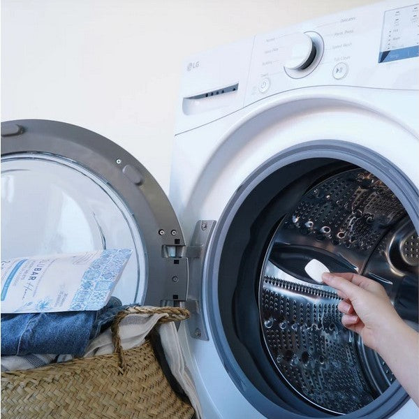 Discover a selection of eco laundry care items that includes organic soap berries, laundry tablets, powdered detergent, laundry and fabric softener eco strips as well as washing machine cleaner, stain sticks, dryer balls, and a laundry peg dryer.