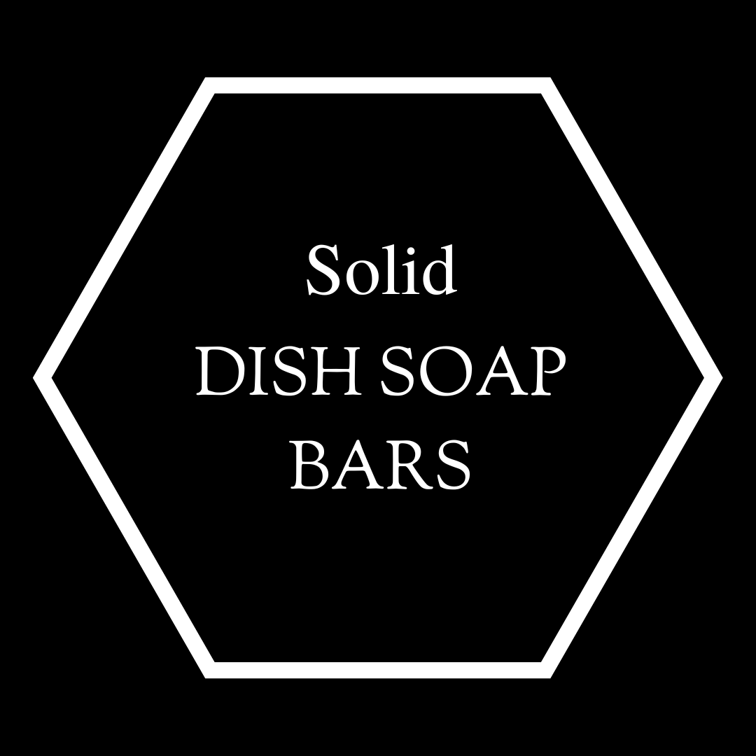 Scented and unscented solid dish soap bars, blocks and cubes from Canadian brands like Plantish, Make Nice Company and the Balanced Home