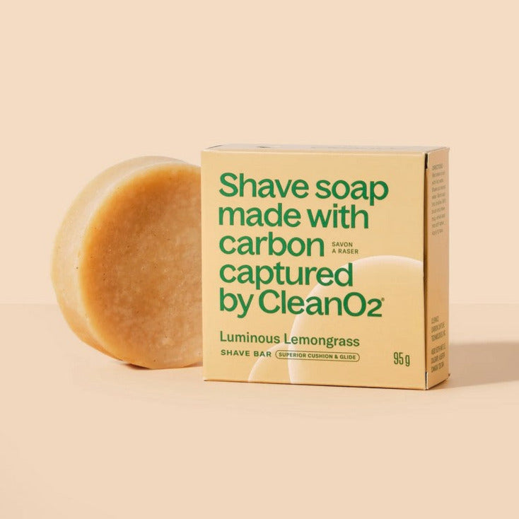 The Canadian made 95 g shave bar features an essential oil blend of lemongrass and lavender. The dense, persistent lather delivers a superior glide and the rich moisturizers provide for the best shave.