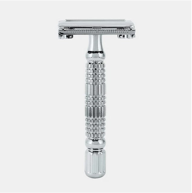 The R1 is the perfect razor to get started with double-edge shaving. Set to the most popular Rockwell size (R1), the R1 provides an incredibly smooth shave for an unbelievable value.  This entry-level safety razor is sure to put you off cartridge razors for good so that you can finally get an excellent shave at an incredible value.
