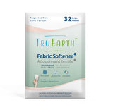 This 32 load pack of Tru Earth Fabric Softener Eco-Strips is fragrance free, phosphate-free, chlorine bleach-free, and readily biodegradable and comes in plastic-free recyclable cardboard packaging. 