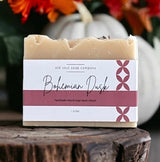 Love a good seasonal bar of soap? If so, you're bound to enjoy this Bohemian Dusk Artisan Soap made in Canada and scented with essential oil aromas of the season. 