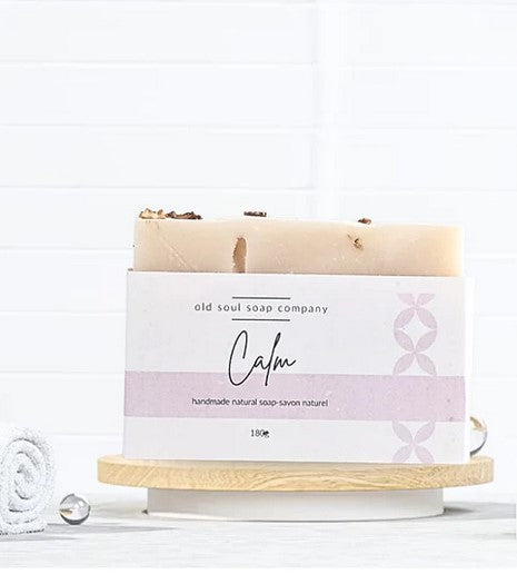 Indulge in the ultimate relaxing experience with a natural vegan soap crafted in Canada by the Old Soul Soap Company with zesty orange and soothing lavender essential oils that'll make your skin feel softer than a cloud. Enjoy a luxurious spa-like treat without stepping out of the house - why not give it a try?!