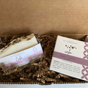 Calm Soap and Bath Bomb Gift Set