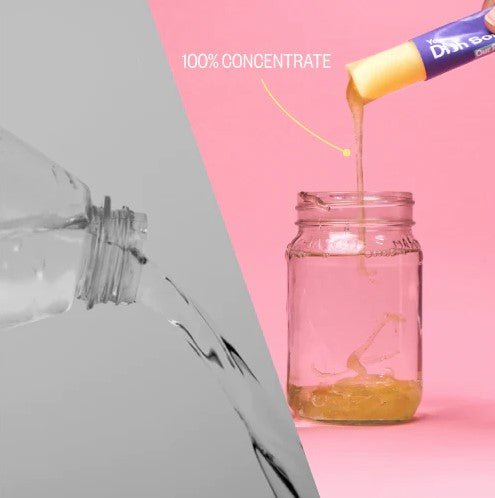 zero waste natural dish soap concentrate vs dish soap in plastic bottles that are 90 per cent water