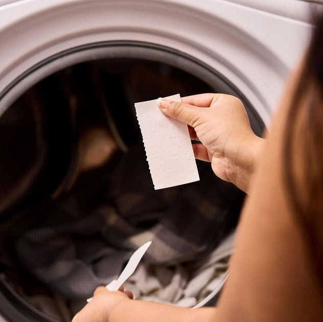 Formulated with plant enzymes for extra cleaning power, Good Juju's  innovative laundry strip is a super-concentrated, easy to use way to effectively and sustainably clean your laundry