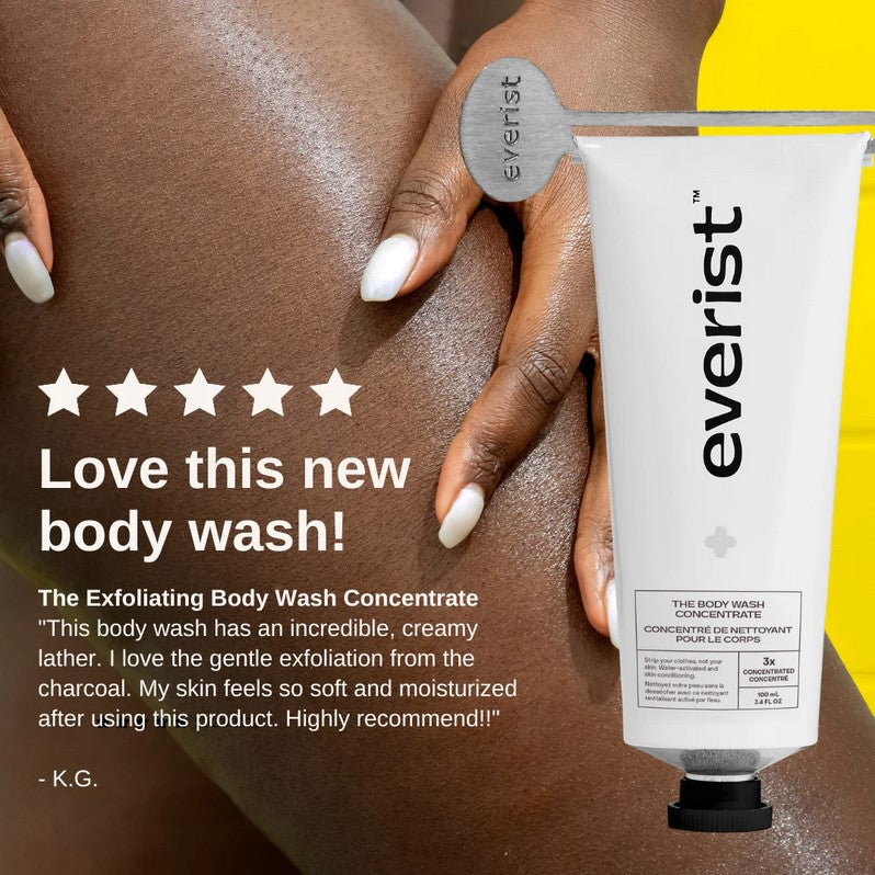 Everist Exfoliating Body Wash Concentrate: Gentle Exfoliation and Hydration